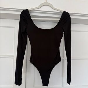 NWT Katerina Long Sleeve Bodysuit - Black